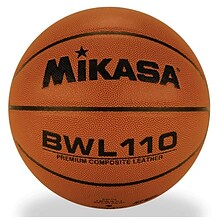 Mikasa® 29 1/2 Official Mens Composite Leather Basketball, Size 7