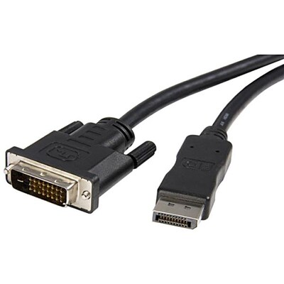 Startech 6 DisplayPort to DVI Video Converter Cable; Black