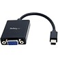 Startech 4" Mini DisplayPort to VGA Video Adapter Converter; Black