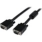 Startech 15' HD15M to HD15M Coax High Resolution Monitor VGA Cable; Black