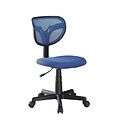 COASTER Mesh Fabric Adjustable Height Office Chair Blue