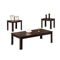 COASTER Occasional Table Sets Wood and Wood Veneers 15H x 44W x 22D  Walnut