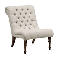COASTER Fabric Wood Accent Chairs White