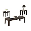 COASTER Occasional Table Sets Wood and Wood Veneers 15H x 44W x 22D  Black