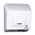 World Dryer® Nova® 115 - 240 V Universal Voltage Economical Automatic Hand Dryer, White