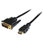 Startech 6' HDMI to DVI-D Video Monitor Cable; Black