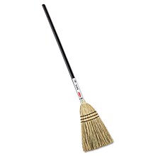 Rubbermaid Commercial Lobby Corn Fill Broom 38 Handle Brown