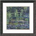 Amanti Art Claude Monet Water-Lily Pond, 1899 (Blue) Framed Art, 18 1/4 x 18 1/4