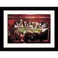 Amanti Art C.M. Coolidge Poker Sympathy Framed Animal Art, 20.62 x 26.62