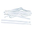 S&S® Hook and Loop Net Ties, White, 36/Pack