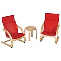 ECR4 Kids® Bentwood Comfort Chair Set With Table; Natural