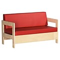 ECR4®Kids Living Room Sofa Set; Red
