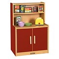 ECR4®Kids Colorful Essentials Play Kitchen Cupboard, Red