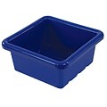 ECR4Kids Square Tray without Lid - Blue 4-Pack