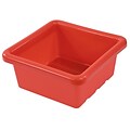 ECR4Kids Square Tray without Lid - Red 4-Pack