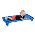ECR4®Kids Single Toddler Streamline Assembled Kiddie Cot, Blue