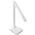 K-Hit® 11 W Standard LED Desk Lamp With USB Charger, White