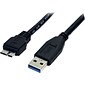 Startech 1.5' SuperSpeed A/B USB Cable; Black