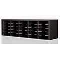 Marvel® Mailroom 25 Compartment Utility Sorter With Shelves, Black (762805820411)