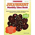 July & August Monthly Idea Book Karen Sevaly Paperback
