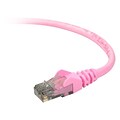 Belkin™ 3 Cat6 RJ45 Snagless UTP Patch Cable; Pink