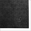 Andersen Supersrape Eco Rubber Indoor Mat 36 x 24; Black