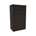 Marvel® Zapf® 52 x 30 x 19 Four Drawer Lateral File, Dark Neutral