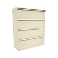 Marvel® Zapf® 52 x 42 x 19 Four Drawer Lateral File, Pumice