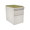 Marvel® Zapf® Featherstone 23 Box/File Mobile Pedestal W/ Seat, Fennel