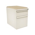 Marvel® Zapf® Pumice 23 Box/File Mobile Pedestal W/ Seat, Flax