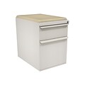 Marvel® Zapf® Featherstone 23 Box/File Mobile Pedestal W/ Seat, Flax