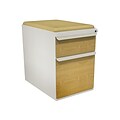 Marvel® Zapf® Featherstone Solar Oak Front 23 Box/File Mobile Pedestal W/ Seat, Forsythia