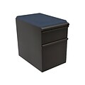 Marvel® Zapf® Dark Neutral 23 Box/File Mobile Pedestal W/ Seat, Iris