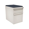 Marvel® Zapf® Featherstone 23 Box/File Mobile Pedestal W/ Seat, Iris