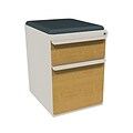 Marvel® Zapf® Featherstone Solar Oak Front 19 Box/File Mobile Pedestal W/ Seat, Iris