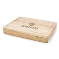 Picnic Time® NFL Licensed Asiago New Orleans Saints Engraved Cutting Board W/Tools; Natural Wood