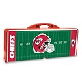 Picnic Time® NFL Licensed Kansas City Chiefs Digital Print ABS Plastic Sport Picnic Table, Red