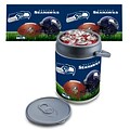 Picnic Time® NFL Licensed Seattle Seahawks Digital Print Polyethylene Can Cooler, White/Gray