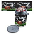 Picnic Time® NFL Licensed Oakland Raiders Digital Print Polyethylene Can Cooler, White/Gray