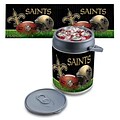 Picnic Time® NFL Licensed New Orleans Saints Digital Print Polyethylene Can Cooler, White/Gray
