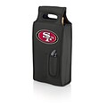 Picnic Time® NFL Licensed Samba San Francisco 49Ers Digital Print Neoprene Wine Tote, Black