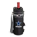 Picnic Time® NFL Licensed Dallas Cowboys Digital Print Polyester Insulated Wine Sack, Black