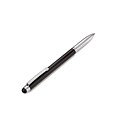 Troika® Smooth Touch Fine Carbon Ballpoint Pen and Stylus, Black