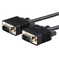 Insten® Premium 5 VGA Monitor Male/Male Cable, Black
