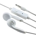 Insten® 3.5 mm Stereo Headset With On-Off and Microphone For LG Phones; White