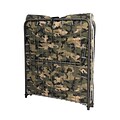 Linon Lione Camouflage Folding Cot With Steel Frame and Mattress