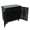 Luxor® 24-Slots Laptop Storage/Recharging Cart