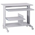 Buddy Products® Euroflex™ 31 x 35 1/2 x 21 5/8 Steel Mini-Tower Workstation; Gray