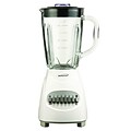 Brentwood® 12 Speed Blender With 1.25 Litre Glass Jar; White
