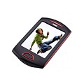 Naxa® 2.8 4GB Touchscreen Video/MP3 Player With Camera PLL Digital FM Radio, Red